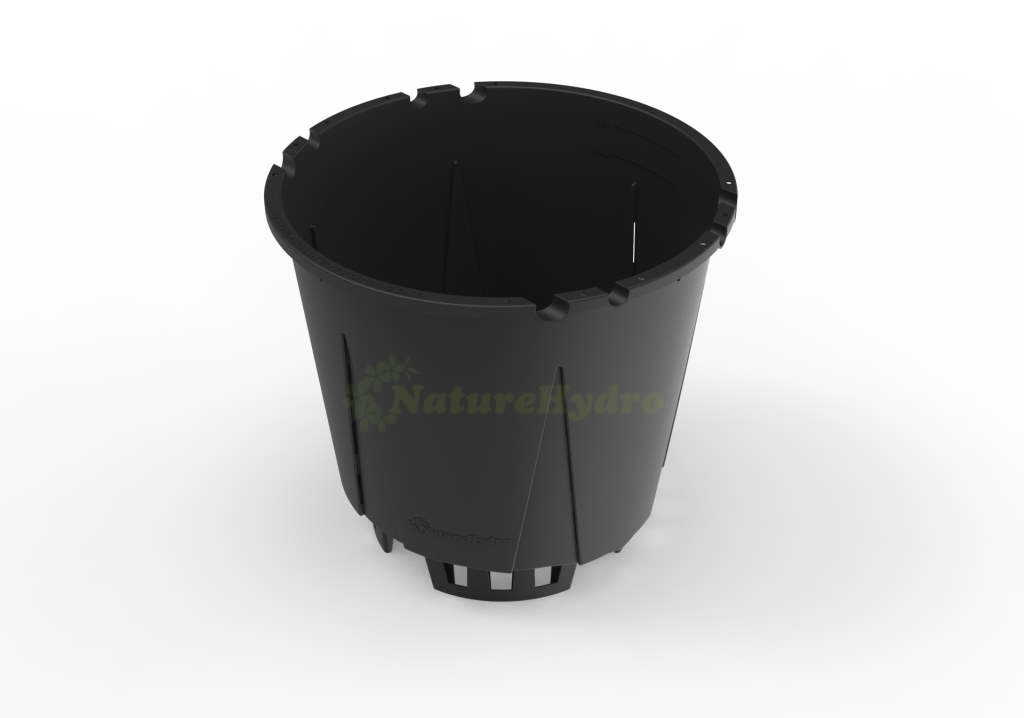 25 liter round plastic pots
