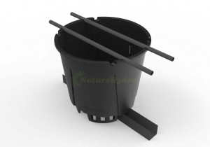 25 Liter Round Plastic Drainage Collection Pot