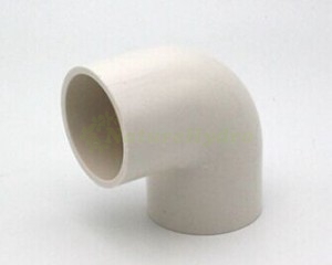 PVC pipe with fittings