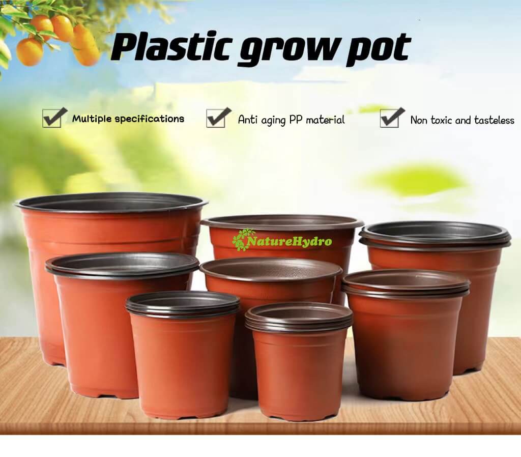 plastic pots