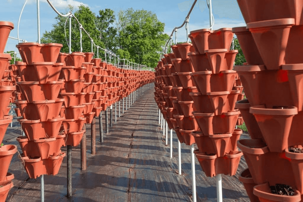 https://www.naturehydro.com/hanging-stacked-flower-pots.html